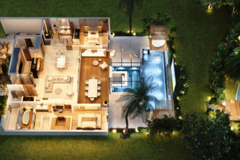 Villa Lagune - Plan de masse
